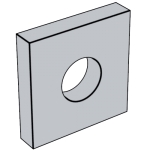 DIN 436-1990 木结构用方形垫圈